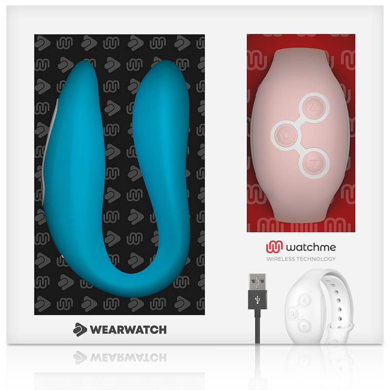 Vibromasseur couple WearWatch Dual indigo rose - WearWatch - WEARWATCH