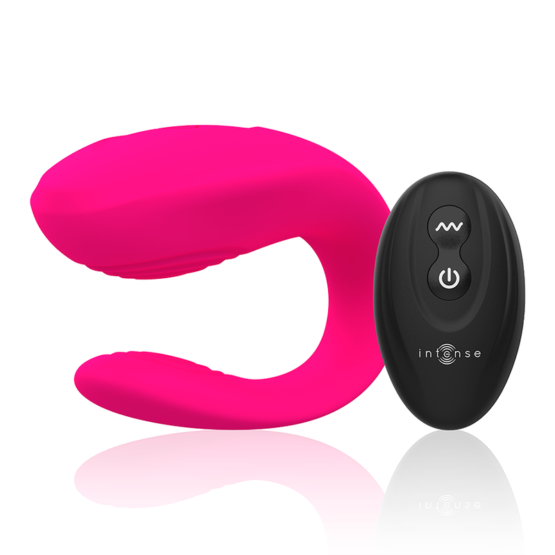 Vibromasseur Couple Bruno Rose avec Télécommande - Intense