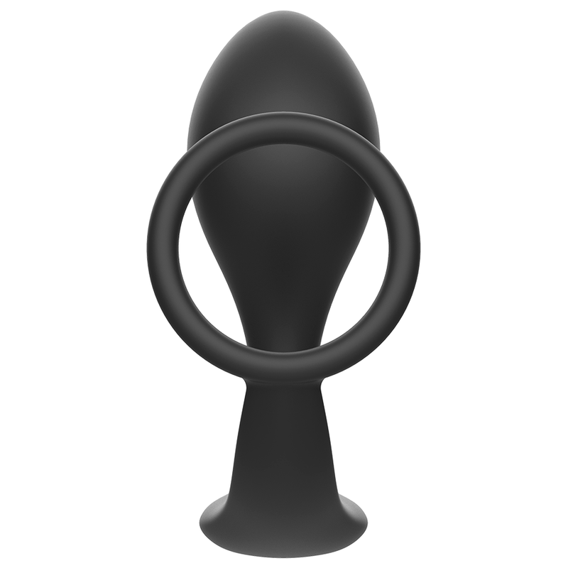 Stimulateur Prostate avec Cockring Annal Noir - Addicted Toys