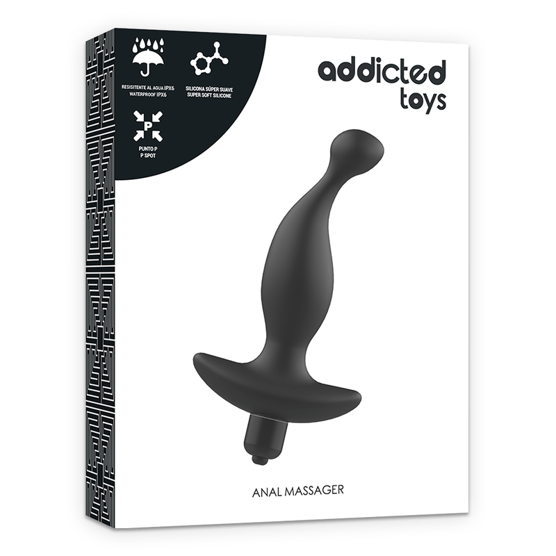 Stimulateur Prostatique Noir Modèle 1 - Addicted Toys
